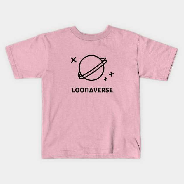 LOONA Loonaverse Kids T-Shirt by KPOPBADA